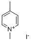 CAS 登录号：2301-80-6， 1,4-二甲基吡啶-1-鎓碘化物