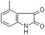 CAS 登录号：1128-44-5, 4-甲基靛红, 4-甲基-1H-吲哚-2,3-酮