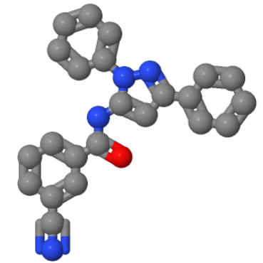 3-氰基-N-(1,3-二苯基吡唑-5-基)苯甲酰胺；781652-57-1