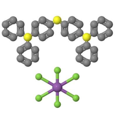 二[4-二苯基硫苯基]硫醚二六氟锑酸盐；89452-37-9