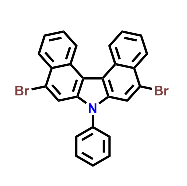 5,9-二溴-7-苯基-7H-二苯并[c，g]咔唑