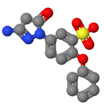 5-(3-氨基-5-氧代-2-吡唑啉-1-基)-2-苯氧基苯磺酸；30479-81-3