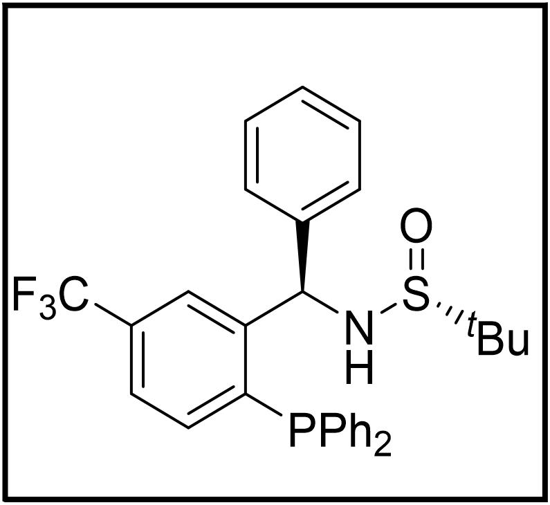 [S(R)]-N-[(R)-(5-三氟甲基)[2-(二苯基膦)苯基]甲基]-2-叔丁基亚磺酰胺