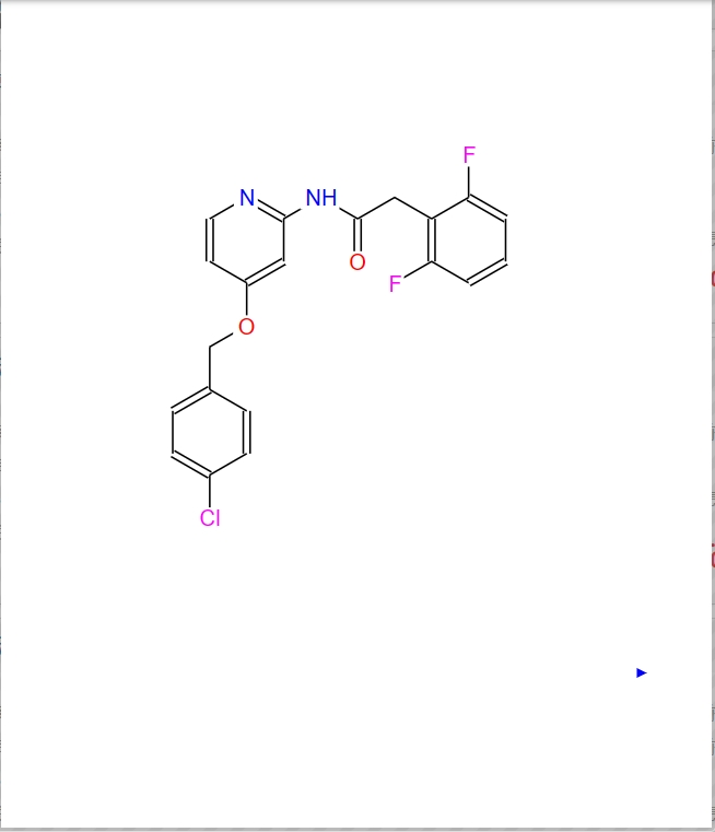 N-[4-[（4-氯苯基）甲氧基]-2-吡啶基]-2,6-二氟苯乙酰胺