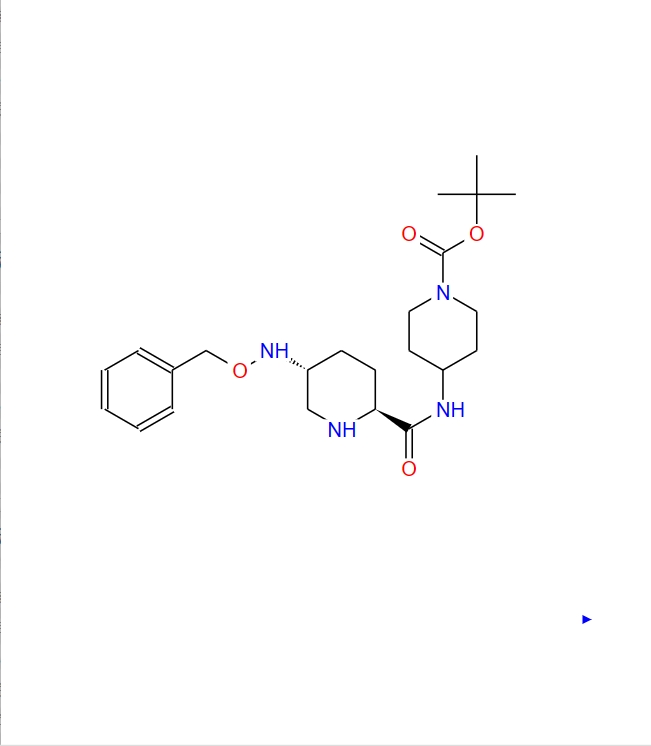 4-(((2S,5R)-5-(苄氧氨基)哌啶-2-羧酰胺基)哌啶-1-羧酸叔丁酯4-羧酸叔丁酯