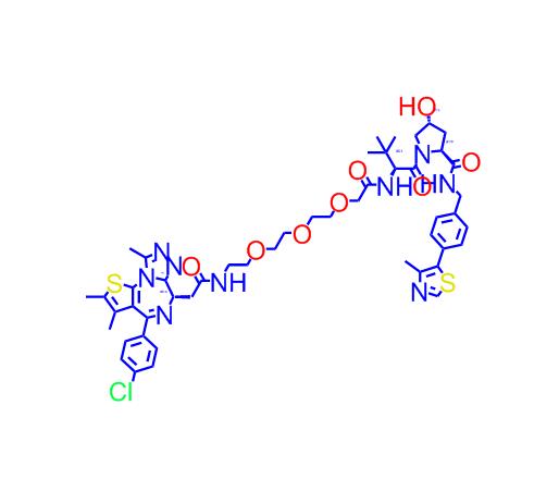 (2S,4R)-N-((S)-2-(叔丁基)-17-((S)-4-(4-氯苯基)-2,3,9-三甲基-6H-噻吩并[3,2-f][1,2,4]三唑并[4,3-a][1,4]二氮杂卓-6-基)-4,16  1797406-69-9