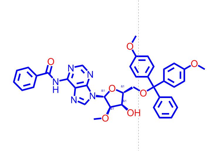 N-苯甲酰基-5′-O-[双(4-甲氧基苯基)苯基甲基]-2′-O-甲基腺苷110764-72-2
