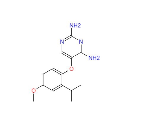 5-(2-异丙基-4-甲氧基苯氧基)嘧啶-2,4-二胺