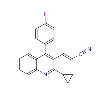 (E)-3-[2-环丙基-4-(4-氟苯基)-3-喹啉基]-2-丙烯腈