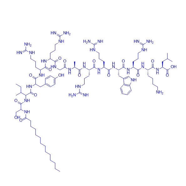 蛋白激酶抑制剂多肽Myr-Ser-Ile-Tyr-Arg-Arg-Gly-Ala-Arg-Arg-Trp-Arg-Lys-Leu-OH/863987-12-6/ZIP