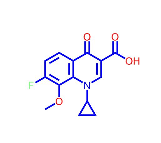 1-环丙基-7-氟-8-甲氧基-4-氧代-1,4-二氢喹啉-3-羧酸 221221-16-5
