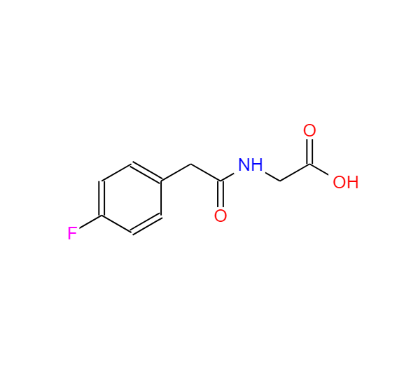 2-[[2-(4-fluorophenyl)acetyl]amino]aceticacid