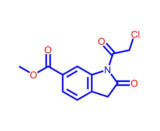 1-(2-氯乙酰基)-2-氧代吲哚啉-6-羧酸甲酯1160293-25-3