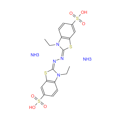 2,2'-联氮双(3-乙基苯并噻唑啉-6-磺酸)二铵盐