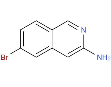 6-溴异喹啉-3-胺,6-溴-3-氨基异喹啉,6-bromoisoquinolin-3-amine,891785-28-7,可提供公斤级，按需分装！