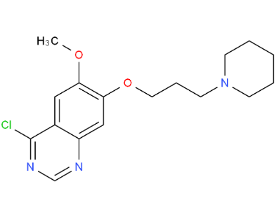 4-氯-6-甲氧基-7-(3-哌啶丙氧基)喹唑啉，4-Chloro-6-methoxy-7-(3-piperidin-1-yl-propoxy)-quinazoline，288383-71-1，可提供公斤级，按需分装！