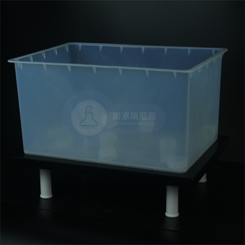 20L大容量PFA材质透明清洗槽耐腐蚀耐高温浸泡方槽PFA酸缸