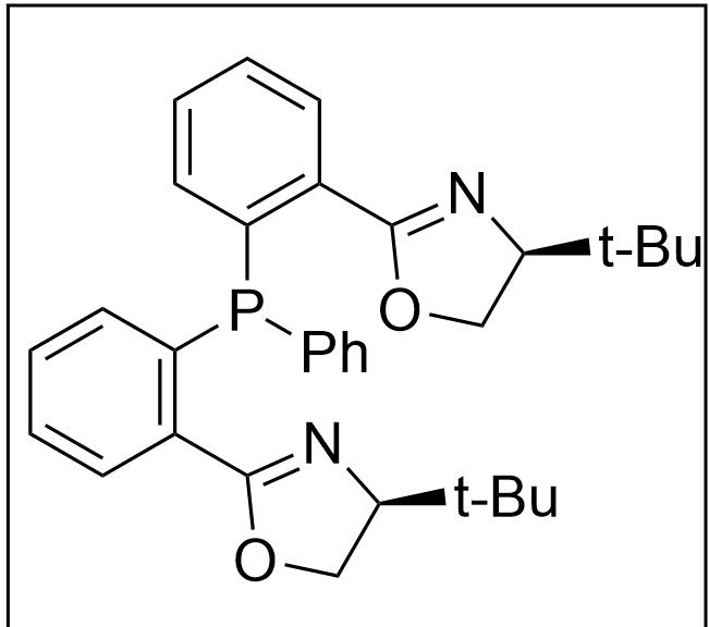 (4S,4'S)-2,2'-((苯基膦二基)双(2,1-亚苯基))双(4-(叔丁基)-4,5-二氢恶唑)