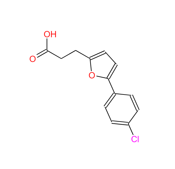 3-(5-(4-氯苯基)呋喃-2-基)丙酸