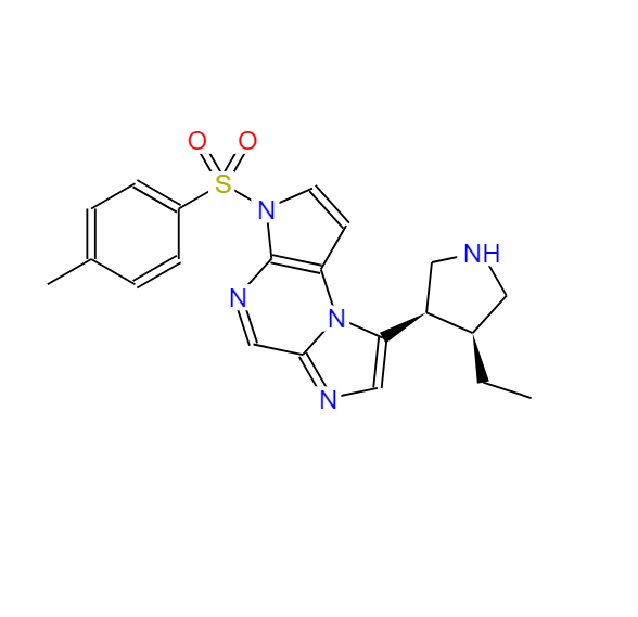 8-((3S,4R)-4-乙基吡咯烷-3-基)-3-甲苯磺酰基-3H-咪唑并[1,2-a]吡咯并[2,3-e]吡嗪