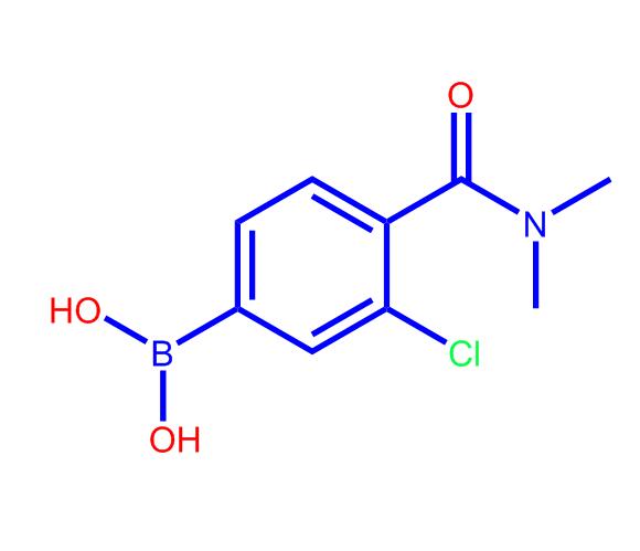 (3-氯-4-(二甲基氨基甲酰基)苯基)硼酸850589-47-8