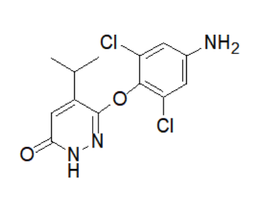 6-（4-氨基-2,6-二氯-苯氧基）-5-异丙基-2H-哒嗪-3-酮