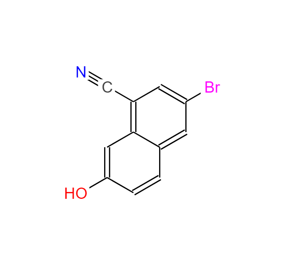 3-溴-7-羟基-1-萘腈