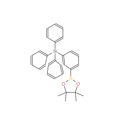 三苯基[3-(4,4,5,5-四甲基-1,3,2-二氧杂硼杂环戊烷-2-基)苯基]硅烷