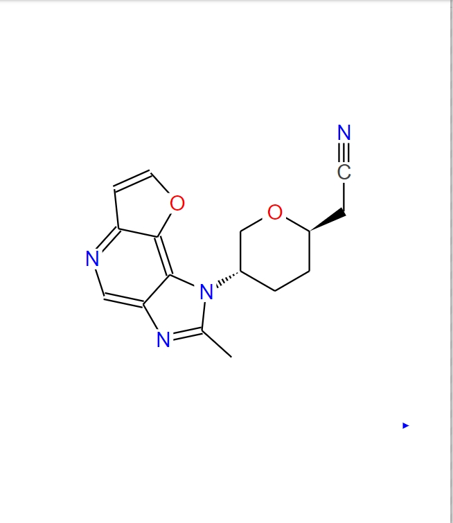 （2R，5S）-四氢-5-（2-甲基-1H-呋喃并[3,2-b]咪唑并[4,5-d]吡啶-1-基）-2H-吡喃-2-乙腈