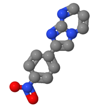 2-(4-硝苯基)-咪唑并[1,2-A]嘧啶；28266-96-8