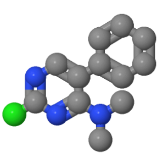 2-氯-N,N-二甲基-5-苯基嘧啶-4-胺；771555-68-1
