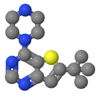 6-叔丁基-4-哌嗪噻吩[3,2-D]嘧啶；683274-69-3