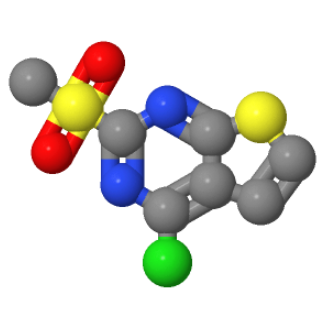 4-氯-2-(甲磺酰基)噻吩并[2,3-D]嘧啶；598298-11-4