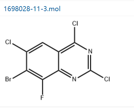 7-溴-2,4,6-三氯-8-氟喹唑啉