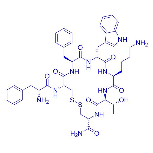 [Des-Thr-ol8]-Cys7-amide-Octreotide 79486-60-5.png