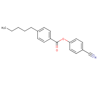 4-戊基苯甲酸-4-氰基苯酯；戊基苯甲酸对氰基苯酚酯，49763-64-6，4-Cyanophenyl 4-n-pentylbenzoate；外观：白色至类白色固体，室温密封储存，可提供大数量，按需分装！
