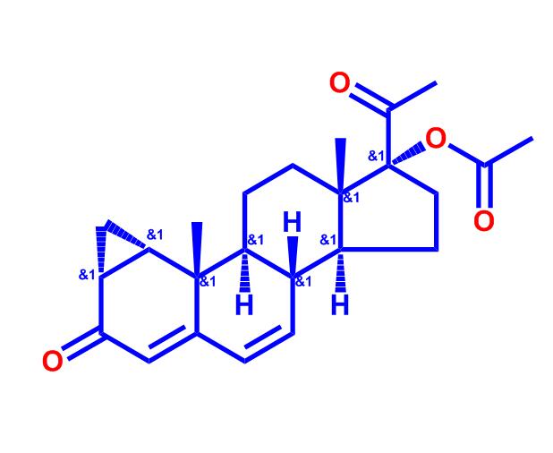 17-羟基-1A,2A-亚甲基孕-4,6-二烯-3,20-二酮醋酸酯2701-50-0