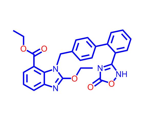 1-[[2'-(2,5-二氢-5-氧代-1,2,4-恶二唑-3-基)联苯-4-基]甲基]-2-乙氧基-1H-苯并咪唑-7-羧酸乙酯1403474-70-3