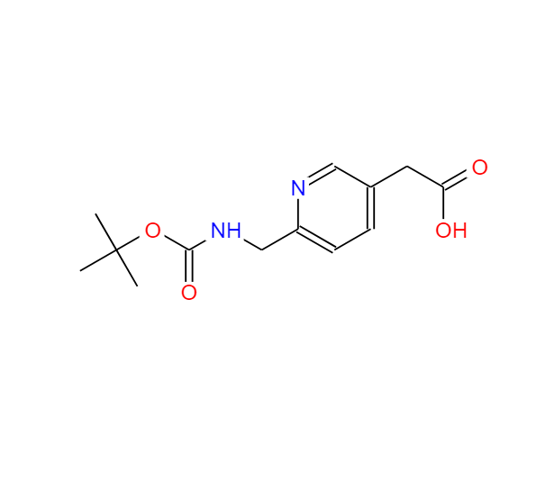 6-[[[(1,1-Dimethylethoxy)carbonyl]amino]methyl]-3-pyridineacetic acid 1978384-17-6