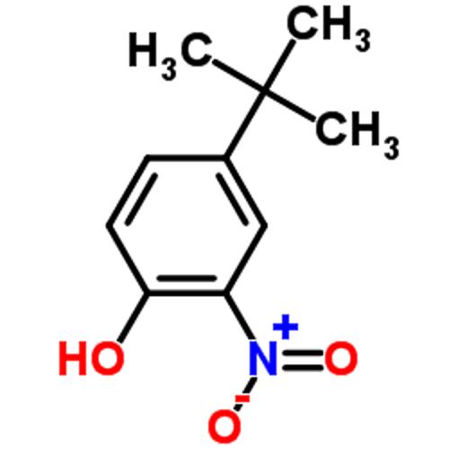 邻硝基对叔丁基苯酚,4-(tert-Butyl)-2-nitrophenol,2-Nitro-4-tert-butylphenol