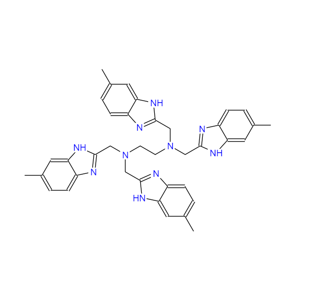 N1,N1,N2,N2-四[(6-甲基-1H-苯并咪唑-2-基)甲基]-1,2-乙二胺