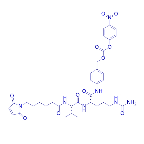 组织蛋白酶可裂解的 ADC 接头多肽/159857-81-5/Mc-Val-Cit-PABC-PNP