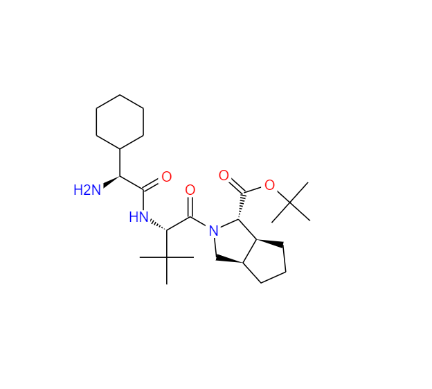 (1S,3AR,6AS)-2-[(2S)-2-[[(2S)-2-氨基-2-环己基乙酰]氨基]-3,3-二甲基-1-氧代丁基]八氢环戊烯并[C]吡咯-1-羧酸叔丁酯