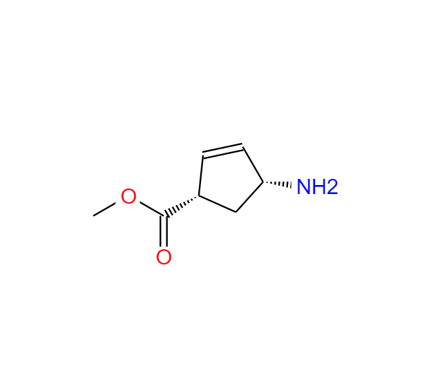 (-)(1S,4R)4-氨基-环戊-2-烯基甲酸甲酯 138923-03-2