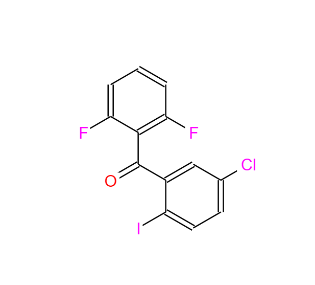 (5-氯-2-碘苯基)(2,6-二氟苯基)甲酮 869365-97-9