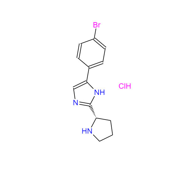 (S)-5-(4-BROMOPHENYL)-2-(PYRROLIDIN-2-YL)-1H-IMIDAZOLE 2HCL