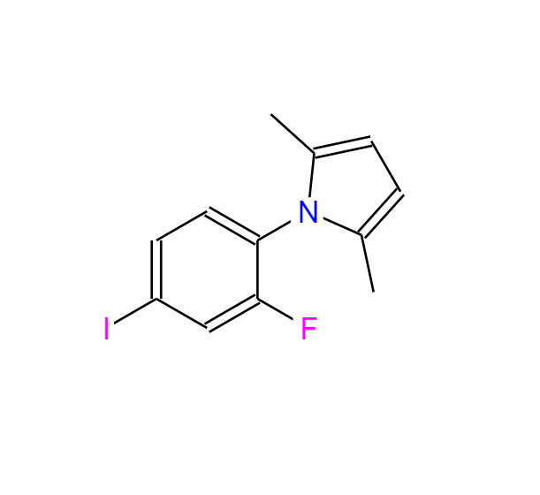 1H-Pyrrole, 1-(2-fluoro-4-iodophenyl)-2,5-dimethyl-