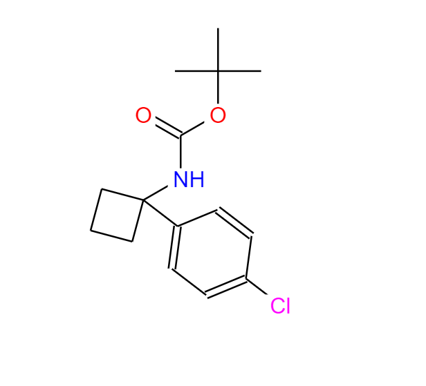 1-(BOC-氨基)-1-(4-氯苯基)-环丁烷