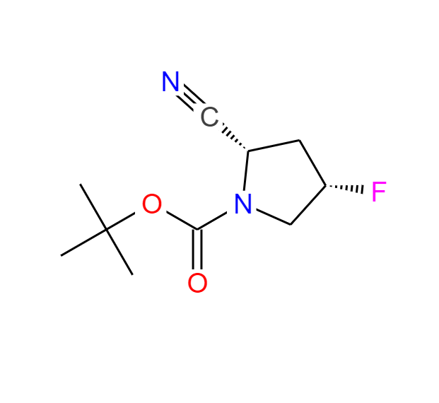 1-BOC-(2S,4S)-2-氰-4-氟吡咯烷