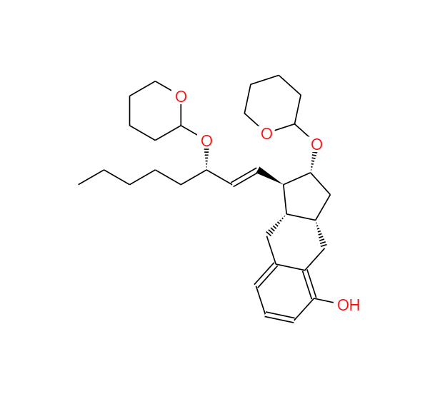 1H-苯并[F]吲哚-5-酚,2,3,3A,4,9,9A-六氢-2-[(四氢-2H-吡喃-2-基)氧基]-1-[(1E,3S)-3-[(四氢-2H-吡喃-2-基)氧基]-1-辛烯-1-基]-,(1R,2R,3AS,9AS)